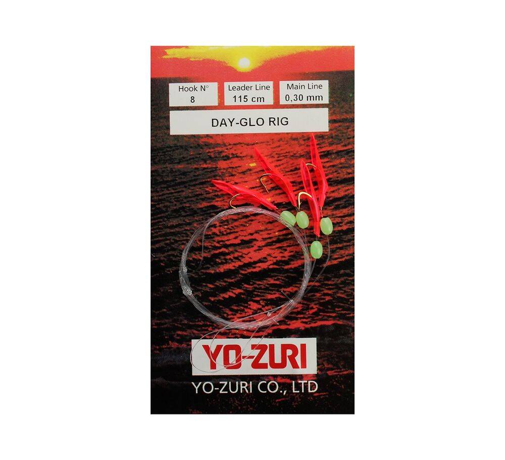 Yo-Zuri No8 30mm 115cm Day-Glo Tüylü Çapari - 1