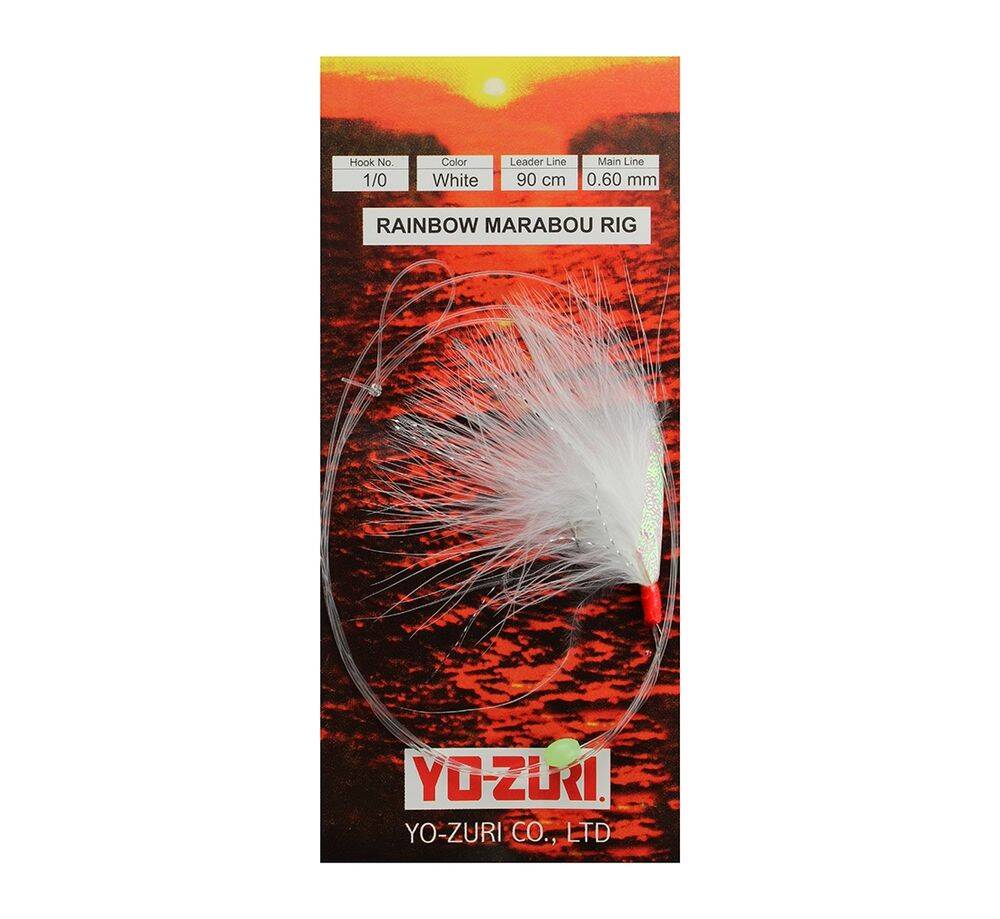 Yo-Zuri Raınbow Marabou Rıg 90cm 0,60mm 10 Çapari - 1