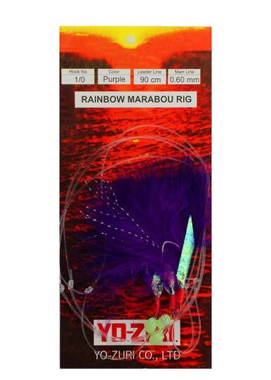 Yo-Zuri Raınbow Marabou Rıg 90cm 0,60mm 10çapari