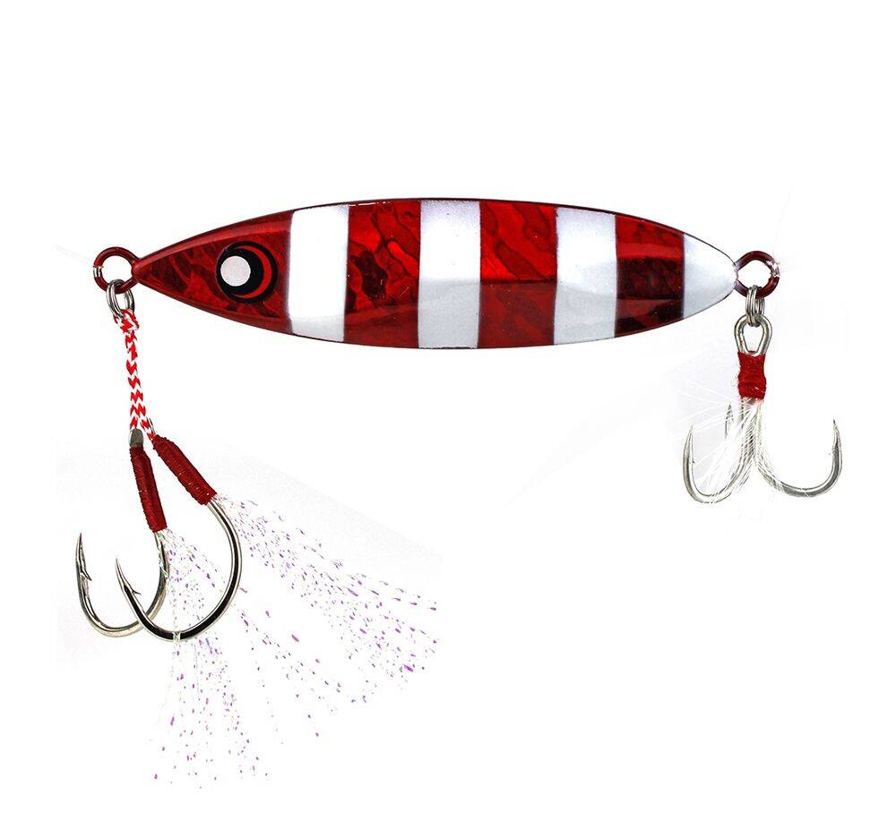 Yo-Zuri Slow Jig 95 Mm 60 Gr Red Zebra Glow - 1