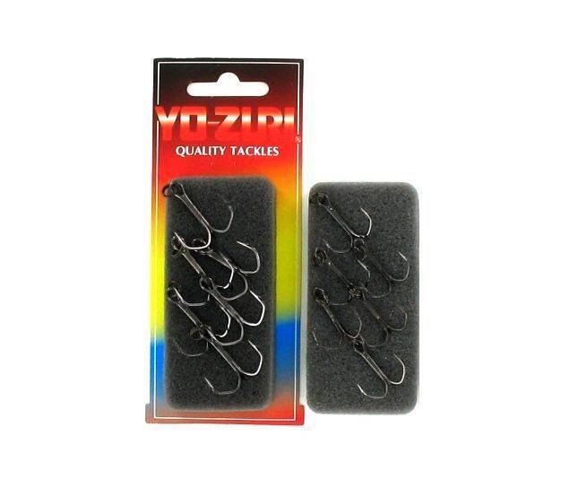 Yo-Zuri Treble Hook 3 Lü İğne B.Nikel 6 Pcs No2 - 1