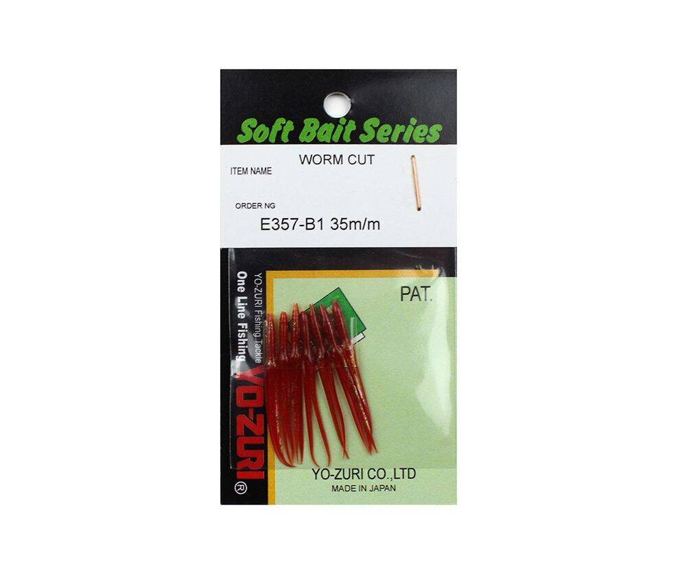 Yo-zuri Worm Cut E357-B1 35mm - 1