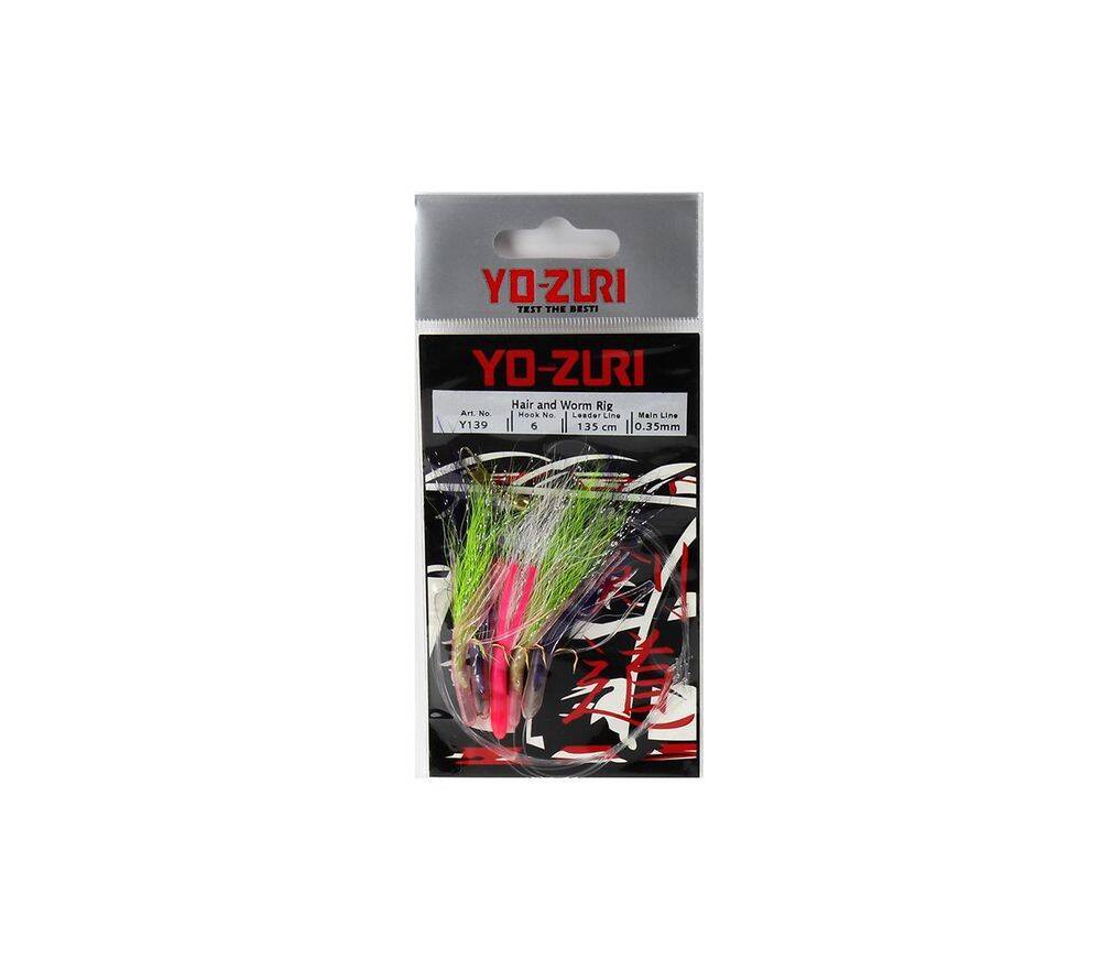 Yo-Zuri Y139 Worm Rig 135cm 0,35mm No6 5li Çapari - 1